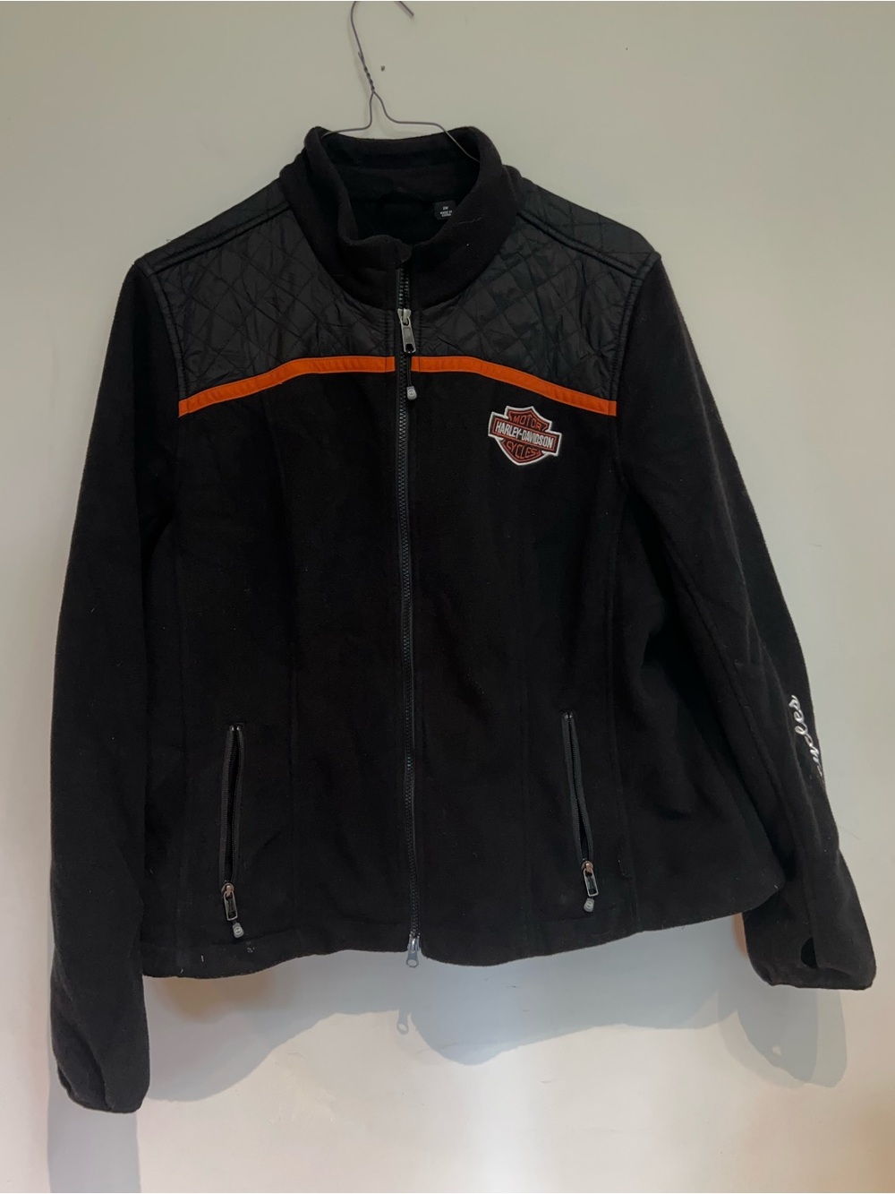 Harley-Davidson® Women's Miss Enthusiast Fleece Casual Jacket, Black 98585-17VW